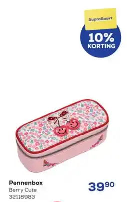 Supra Bazar Pennenbox Berry Cute aanbieding