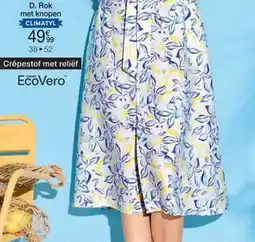 Damart Rok met knopen aanbieding