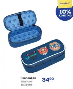 Supra Bazar Pennenbox Supercats aanbieding