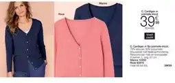 Damart Cardigan in pointelle-tricot aanbieding