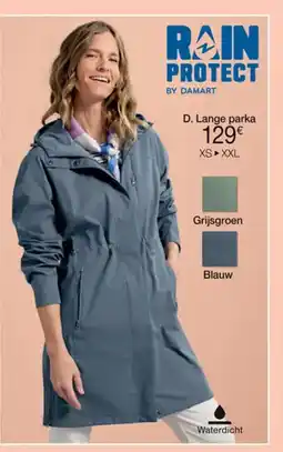 Damart D. Lange parka aanbieding