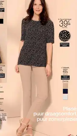 Damart Top in licht tricot aanbieding