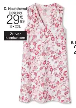 Damart Nachthemd in jersey aanbieding