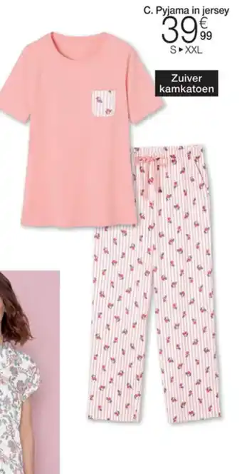 Pyjama in jersey