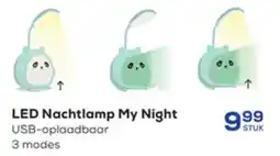 Supra Bazar led nachtlamp my night aanbieding