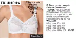 Damart Beha zonder beugels delicate doreen aanbieding