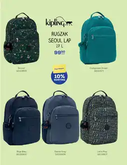 Supra Bazar Kipling Rugzak Seoul Lap aanbieding