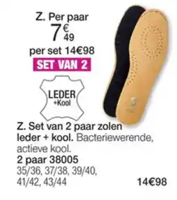 Damart Set van 2 paar zolen aanbieding