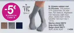 Damart Uniseks sokken aanbieding