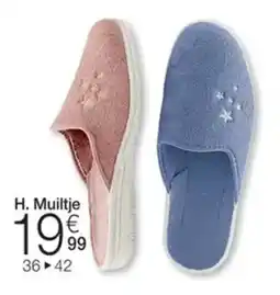 Damart H. Muilte slippers aanbieding