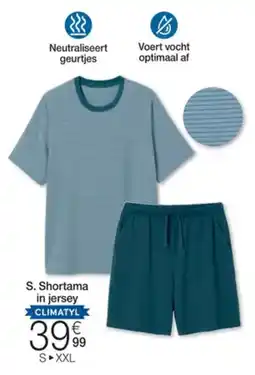 Damart S. Shortama in jersey aanbieding