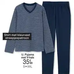 Damart U. Pyjama met V-hals aanbieding