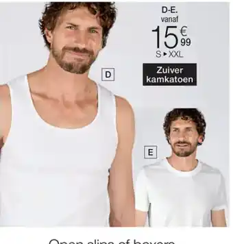 Open slips of boxers