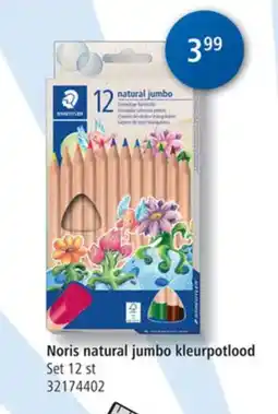 Supra Bazar Noris natural jumbo kleurpotlood aanbieding