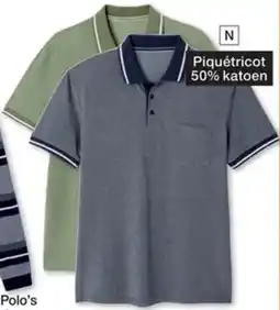 Damart Polo met Korte Mouwen in Piquetricot aanbieding