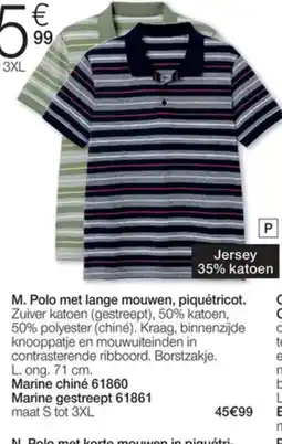Damart Polo met lange mouwen aanbieding