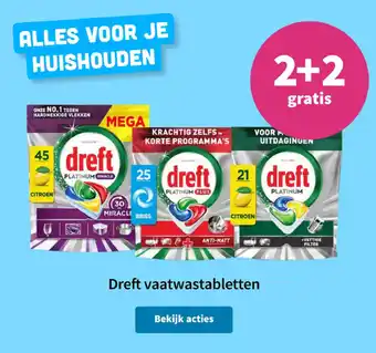 Plein.nl Dreft Vaatwastabletten aanbieding