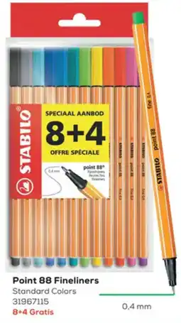 Supra Bazar Point 88 Fineliners aanbieding