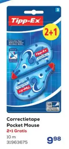 Supra Bazar Correctietape Pocket Mouse aanbieding