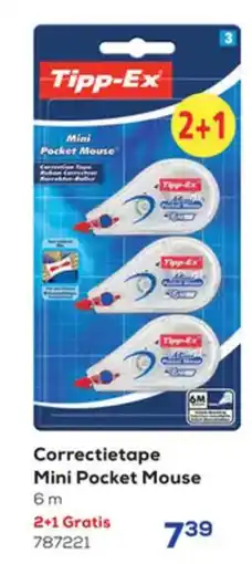 Supra Bazar Correctietape Mini Pocket Mouse aanbieding
