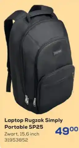 Supra Bazar Laptop Rugzak Simply Portable SP25 aanbieding