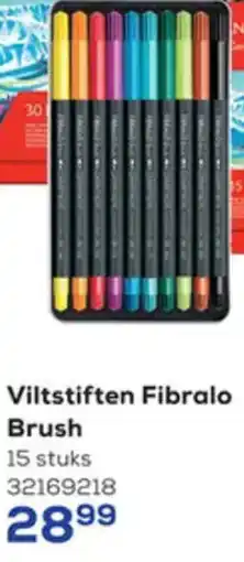 Supra Bazar Viltstiften Fibralo Brush aanbieding
