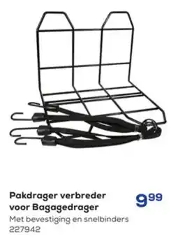 Supra Bazar Pakdrager verbreder voor Bagagedrager aanbieding