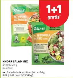 Spar Knorr salad mix aanbieding