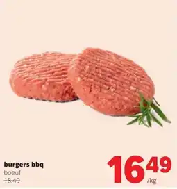 Spar burgers bbq boeuf aanbieding