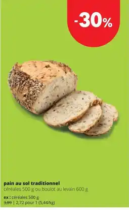 Spar pain au sol traditionnel aanbieding