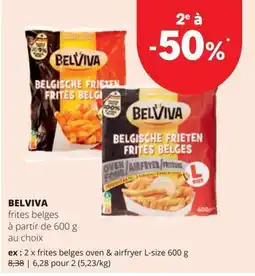 Spar Belviva frites belges aanbieding