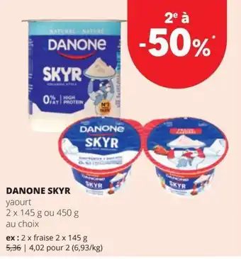 Spar Danone skyr aanbieding