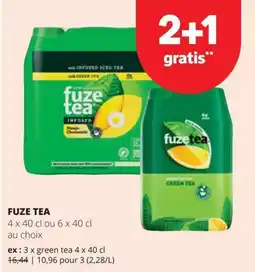 Spar Fuze tea aanbieding