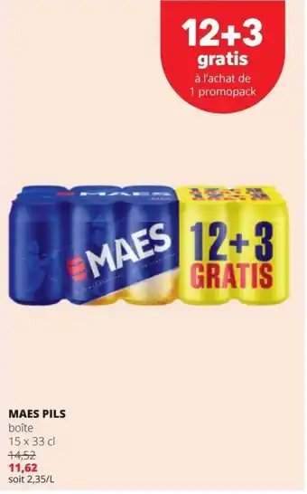 Spar Maes pils aanbieding