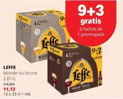 Spar Leffe blonde ou brune aanbieding