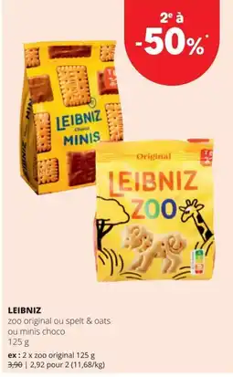 Spar Leibniz zoo original ou spelt & oats ou minis choco aanbieding