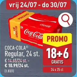 ALDI Coca-cola regular aanbieding