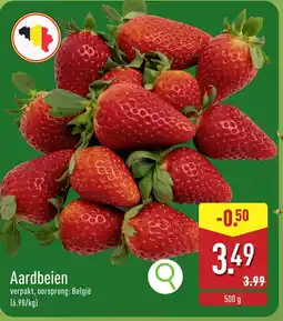 ALDI Aardbeien aanbieding