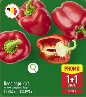 ALDI Rode paprika's aanbieding