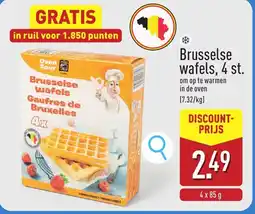 ALDI Brusselse wafels aanbieding
