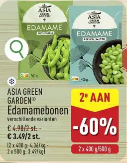 ALDI Asia green garden edamamebonen aanbieding