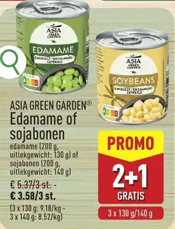 ALDI Asia green garden edamame of sojabonen aanbieding