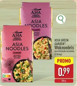 ALDI Asia green garden woknoedels aanbieding