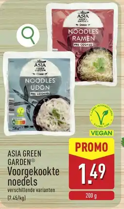 ALDI Asia green garden voorgekookte noedels aanbieding