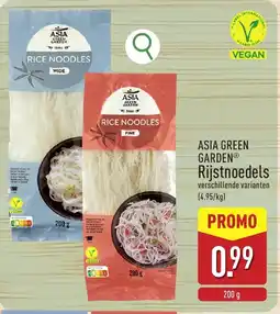 ALDI Asia green garden rijstnoedels aanbieding