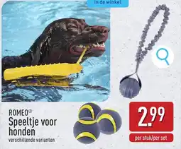ALDI Romeo speeltje voor honden aanbieding