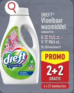 ALDI Dreft vloeibaar wasmiddel aanbieding