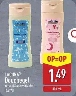 ALDI Lacura douchegel aanbieding