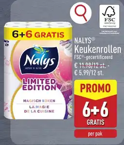 ALDI Nalys keukenrollen aanbieding