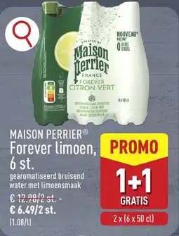 ALDI Maison perrier forever limoen aanbieding